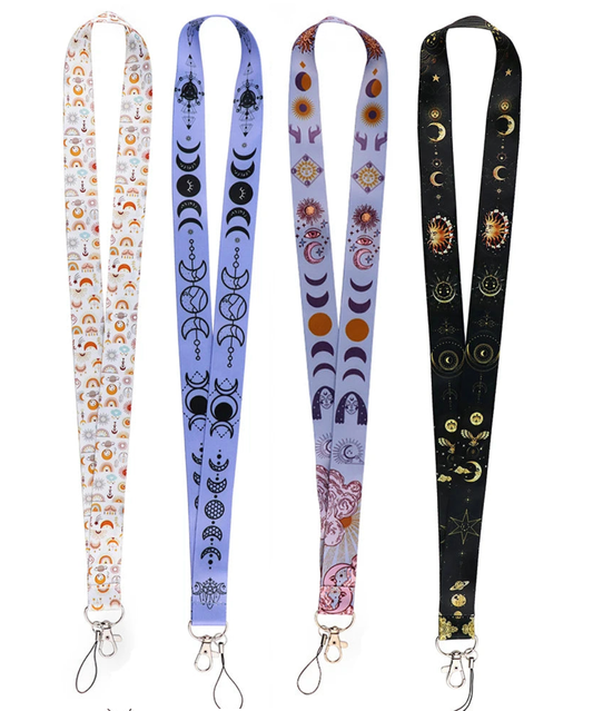 Witchy Lanyard Key Ring Badge